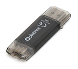 Pendrive Platinet Usb 3.0 2en1 Usb+Type-C 32gb Negro