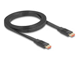 Delock Cable Plano Hdmi De Alta Velocidad 48 Gps 8k 60hz Negro, 2 Metros 81002