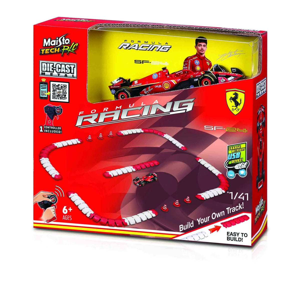 Coche Ferrari Sf-24 Radio Control