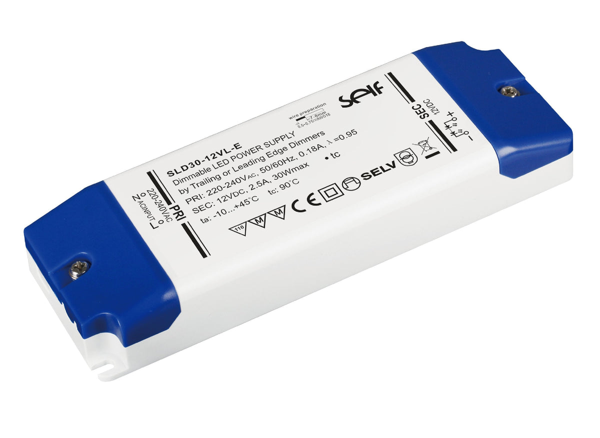 Self Electronics Sld30-12vl-E Transformador Led Controlador Led Tensión Constante 2.5 A - Pc-/Server Fuente De Alimentación
