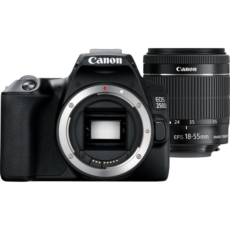 Canon Eos 250d Kit 18-55 Mm Dc Iii, Negro 3454c009aa