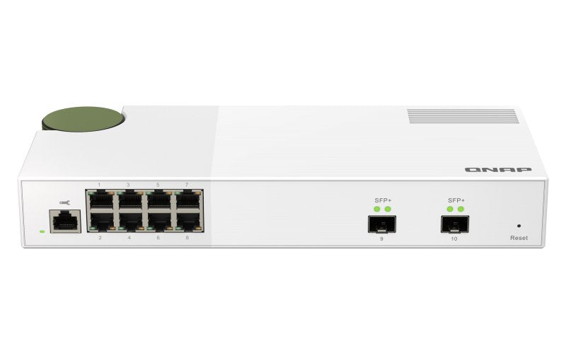 Switch Qnap Qsw-M2108-2s 10 Port 2x Sfp+10gbps , 8x Rj-45 2.5gbps