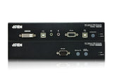 Aten Extensor Kvm Óptico Dvi Usb (1920 X 1200 A 20km), Alargador Dvi Negro, Transmisor Y Receptor, Alámbrico, 20000 M, 1920 X 1200 Pixeles, 1920 X 1200, Negro