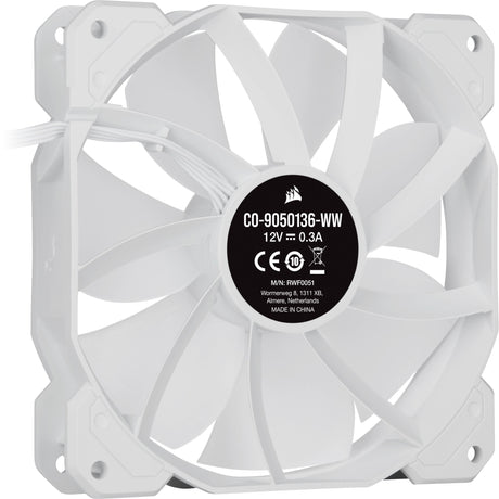 EAN 0840006637776 - Corsair SP120 RGB ELITE Carcasa del ordenador Ventilador 12 cm Blanco 3 pieza(s) imagen 10