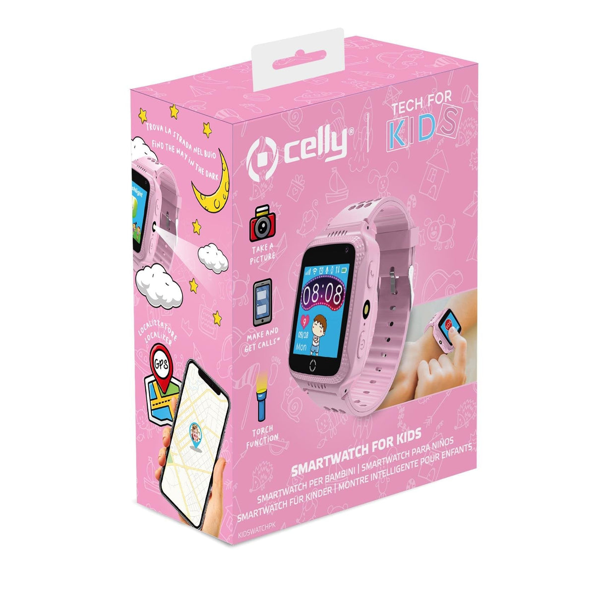 Smartwatch For Kids Pink