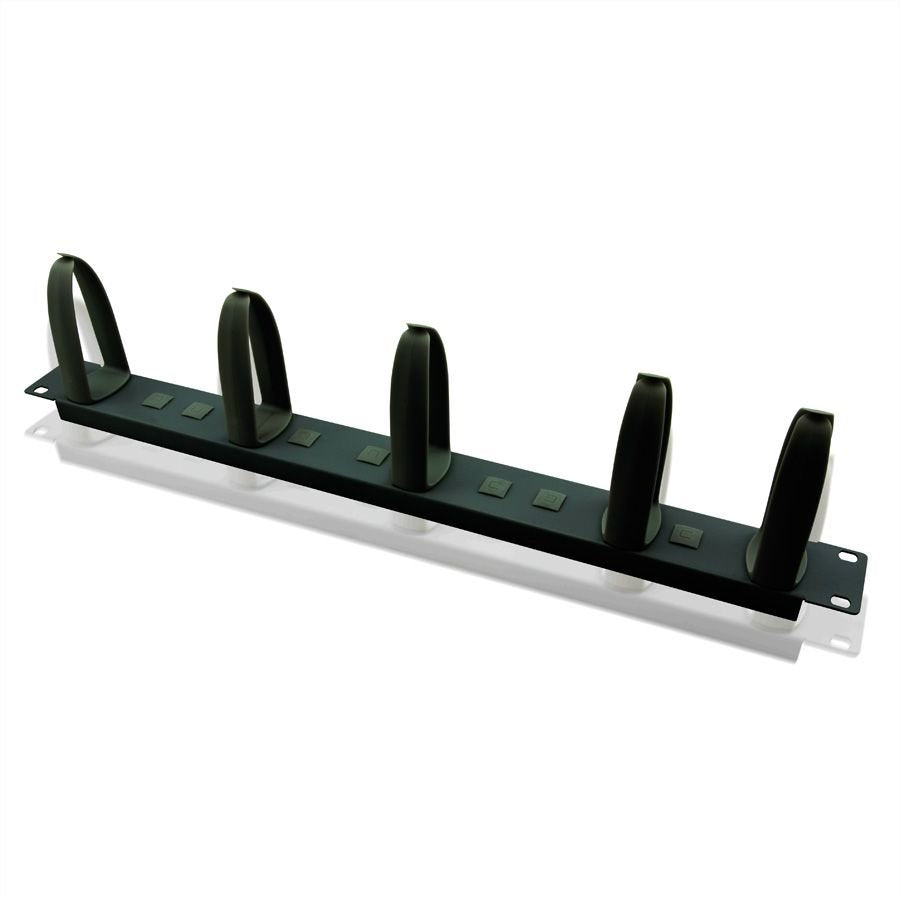 Value 48,26cm 19zoll-Frontplatte 1he Mit 5 Cablesen Schwarz