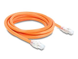 Delock Rj45 Cable De Red Cat.8.1s Ftp 2m Hasta 40 Gbps Naranja