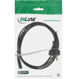 Cable De Alimentación Inline Tipo C Euro A Euro 8 C7 Enchufe Negro 2m