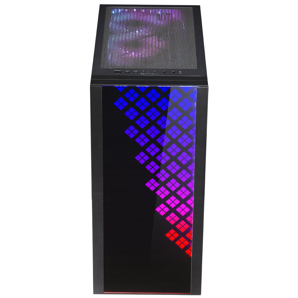 Caja Pc Bitfenix E-Atx Dawn Rgb Tempered Glass Black
