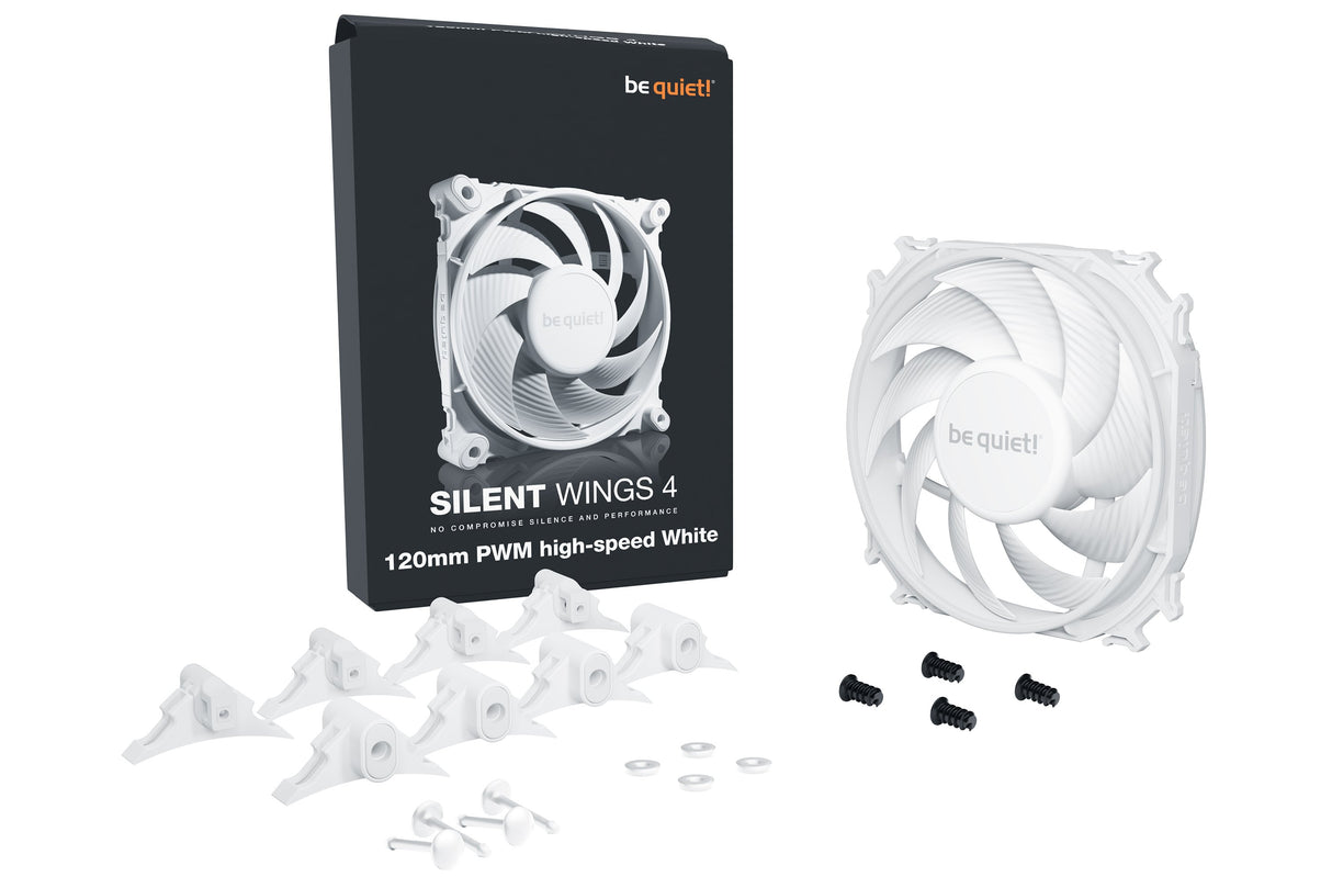 EAN 4260052191064 - be quiet! SILENT WINGS 4 | 120mm PWM high-speed White Carcasa del ordenador Ventilador 12 cm Blanco 1 pie imagen 4