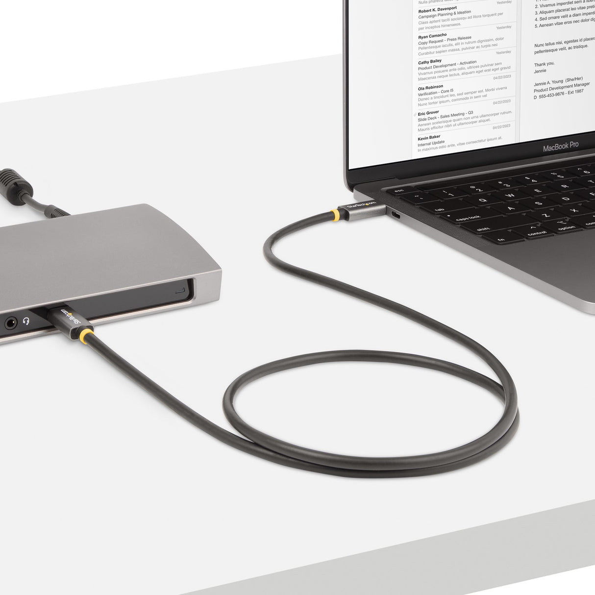 EAN 65030897068 - StarTech.com CC1M-40G-USB-CABLE cable USB USB4 Gen 2x2 USB C imagen 10