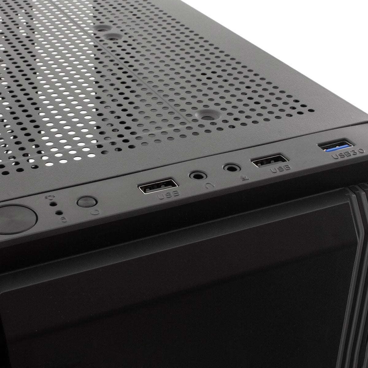 Caja  Atx Deep Gaming A230 Rgb 13 Modos  Usb 3.0 Negra Dg-Cha-A230-0