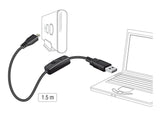 Delock Cable Usb 2.0 Tipo-A Macho > Usb 2.0 Micro-B Macho Con Interruptor Para Raspberry Pi 1,5 M