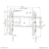 Soporte Neomounts De Pared Para Televisor De Gran Peso