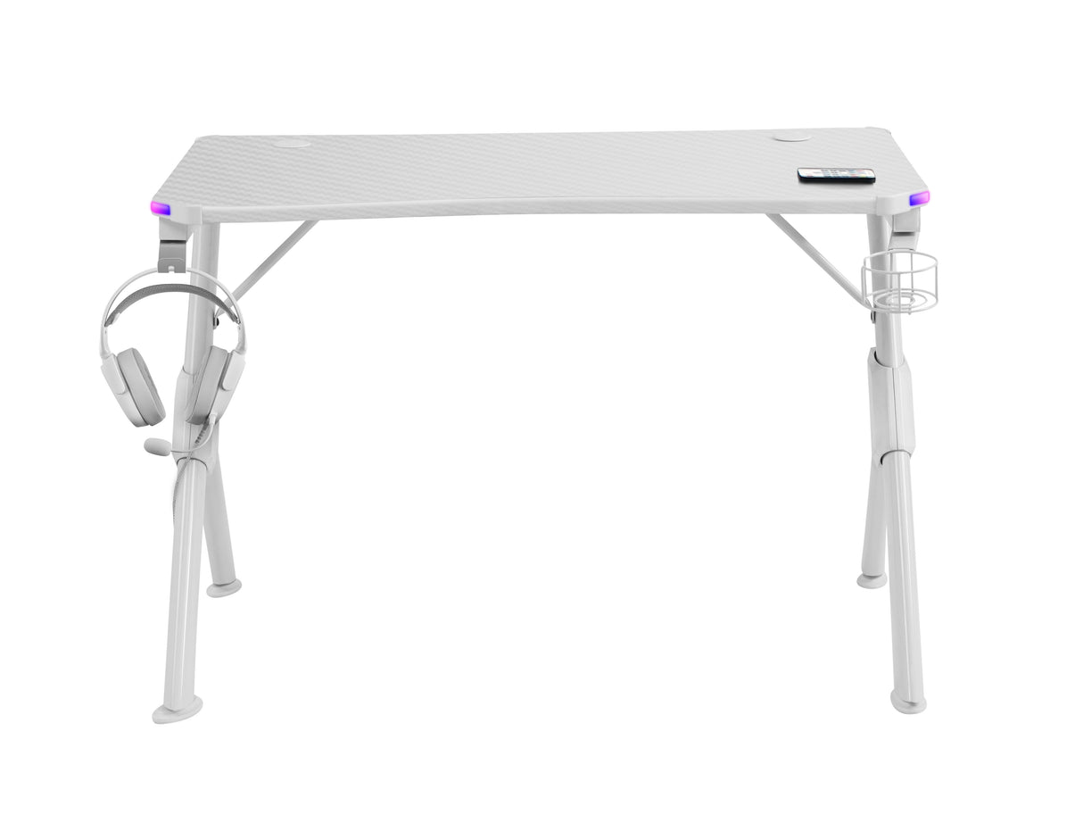 Mesa Gaming Mars Gaming Mgdrgb 110 X 60 X 75cm Blanca