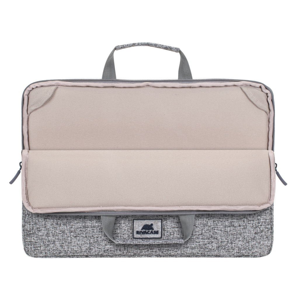 Rivacase 7915 Funda Para Portatil Gris Claro 13,3 Con Asas