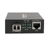 Eaton Tripp Lite Gigabit Multimode Fiber To Ethernet Media Converter Poe+ International Power Cables 10/100/1000 Lc 850 Nm 550 M (1 804 Ft.)