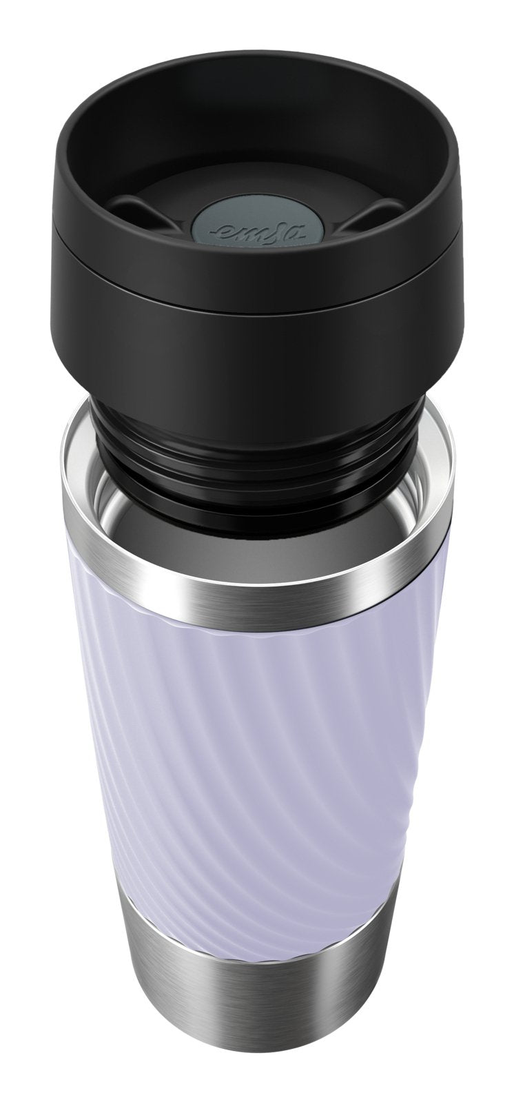 Emsa Travel Mug Classic Twist  (Lavendel/Edelstahl, 0,36 Liter) N2025600