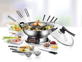 Unold Asia-Fondue, Acero Inoxidable, 1350 W, Ac 230v@50hz
