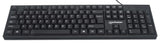 Teclado Inglés Manhattan 179324 Usb Qwerty Negro