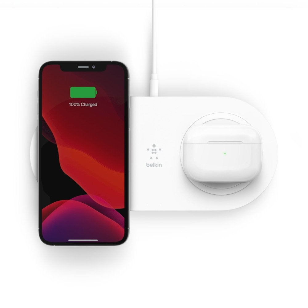 Base De Carga Inalámbrica Boost Charge De Belkin 2x15w Ws.Wiz008vfwh