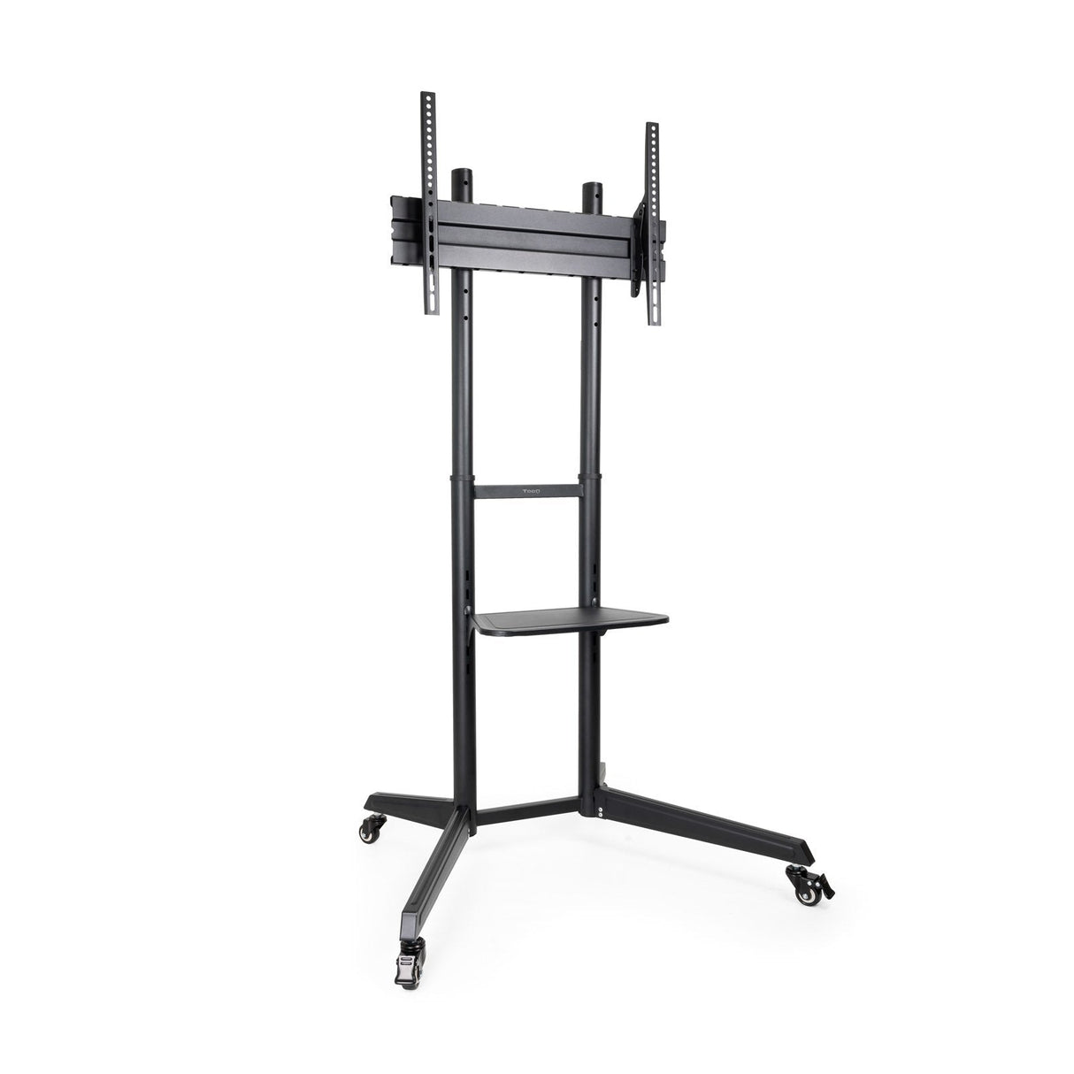 Tooq Ramses Soporte De Suelo Con Ruedas Para Pantallas 37" A 70" - Bloqueo De Ruedas - Estante - Gestion De Cables -