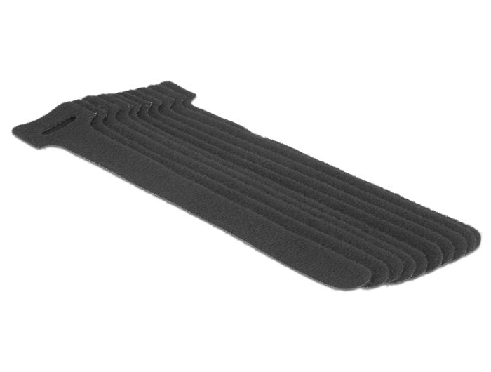 Delock 18686 Velcro Negro 10 Pieza(S)