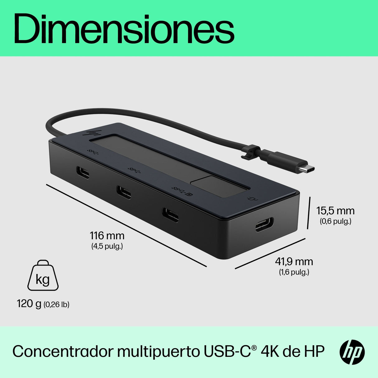 Hp 4k Usb-C Multiport Hub