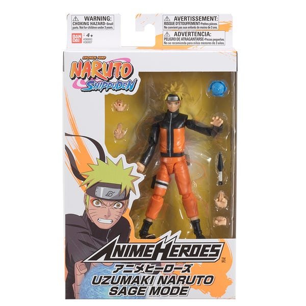 Bandai Anime Heroes Naruto - Modo Sabio De Uzumaki Naruto