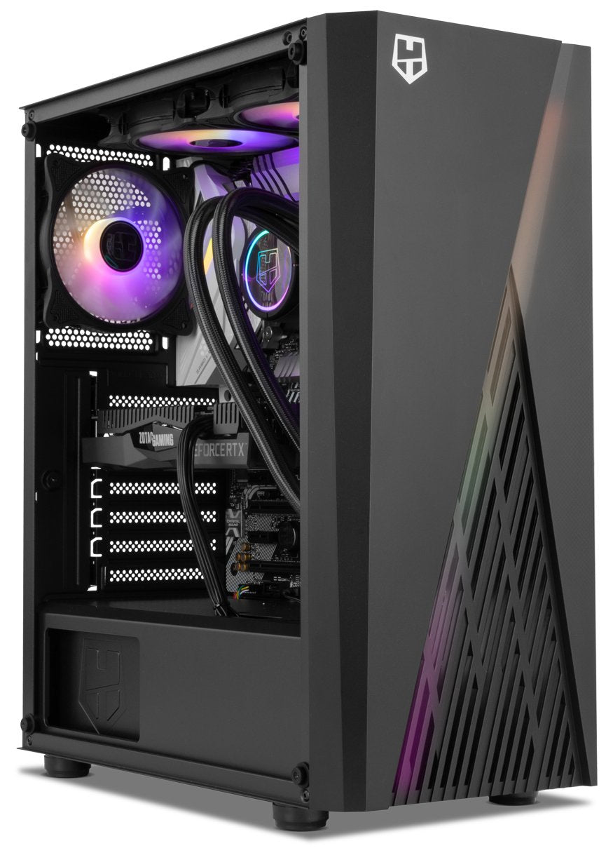 Caja Pc Nox Semitorre Hummer Frost Argb Lighting