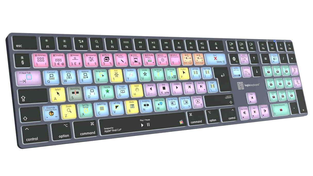EAN 5707795022372 - Logickeyboard LKB-FCPX10-TM-UK teclado Oficina Bluetooth QWERTY Inglés Gris, Titanio imagen 3