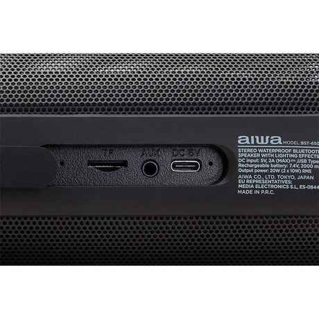 EAN 8435256898118 - Aiwa BST-650BK altavoz portátil o de fiesta Altavoz monofónico portátil Negro 20 W imagen 8