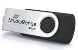 Pendrive 32gb Usb-C 3.2 Mediarange Silver-Black