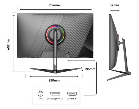 EAN 4589511170991 - JAPANNEXT JN-I270UHD16FHD32 pantalla para PC 68,6 cm (27") 3840 x 2160 Pixeles 4K Ultra HD LED Negro imagen 8