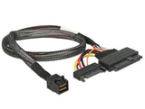 Delock Cable Sff-8643 Macho > U.2 Sff-8639 + Sata 50 Cm