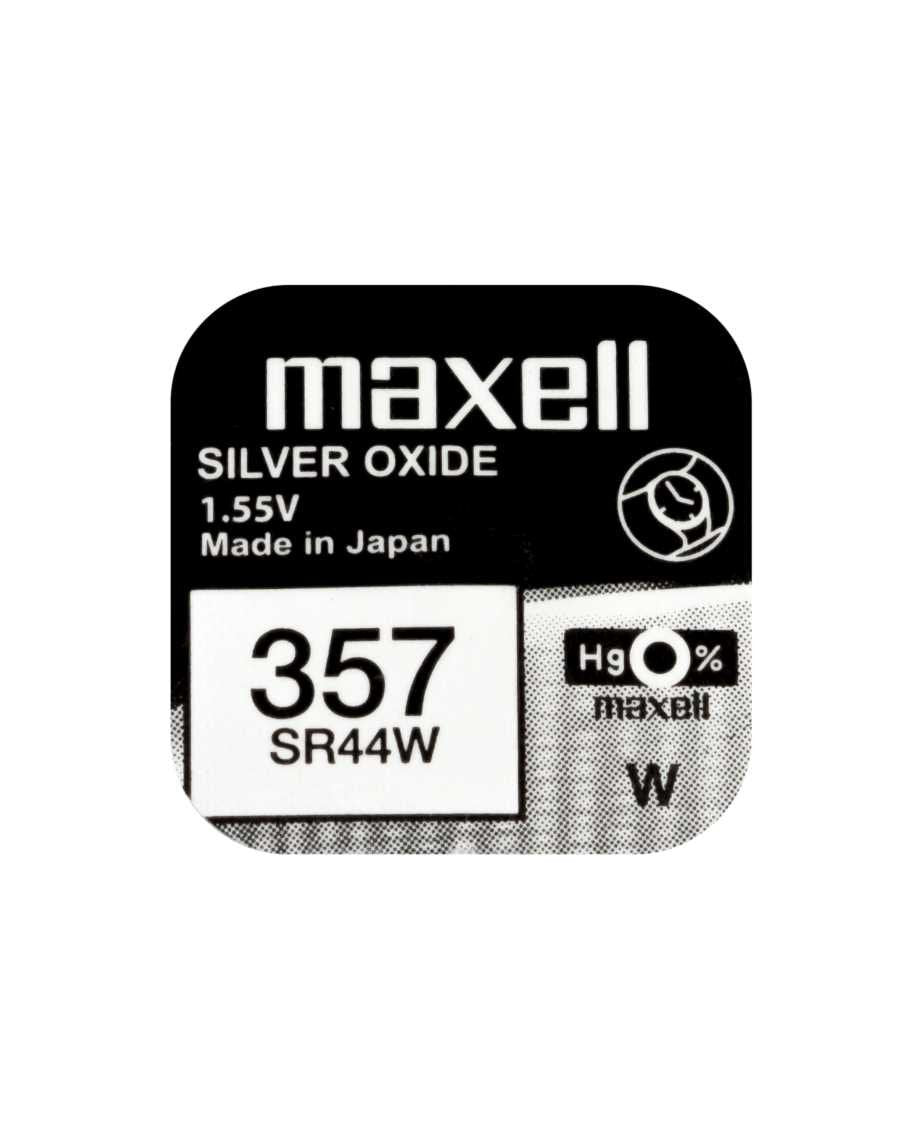 Maxell Pila Oxido Plata (357) Sr44w Blister*1 Eu 0% Mercurio