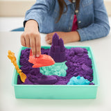 Spin Master Kinetic Sand - Sandbox Set Morado, Arena De Juego 454 Gramos De Arena 6067477