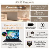 Portátil Asus Zenbook Duo Oled Ux8407aa-Sn066w, Copilot+ Pc, Intel Core Ultra 9 386h, 32gb, 1tb Ssd, 14", W11 - Gris