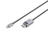 EAN 4016032483908 - Digitus DB-300334-020-S adaptador de cable de vídeo 2 m USB Tipo C Negro imagen 1