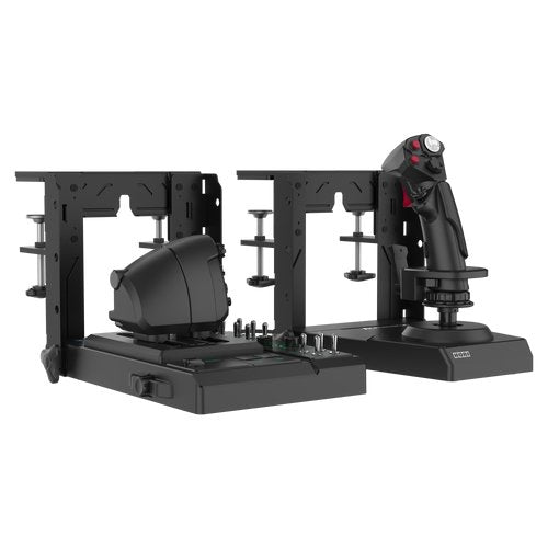 Sistema De Control De Vuelo Hori Hotas Y Soporte Negro, Para Pc