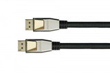 Python Displayport 1.2 Cable 10m 4k2k Uhd Chapado En Oro Ofc St. St. Negro