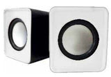 Approx Mini Altavoces  Appspx1w 2.0  Alimentacion Usb  40hz 2khz  Potencia 5w Rms Blanco