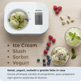 Heladera Ariete Gran Gelato 4en1 (Blanco/Plateado, 100 Vatios)