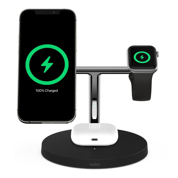 EAN 745883819324 - Belkin BoostCharge Pro Auriculares, Smartphone, Reloj inteligente Negro USB Cargador inalámbrico Interior imagen 6