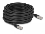 Delock Rj45 Netzwerkcable Cat.6a S Ftp Pe Outdoor 15 M Schwarz