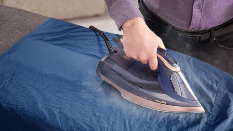 EAN 8720389004681 - Philips DST8050/20 plancha Plancha a vapor Suela SteamGlide Elite 3000 W Azul imagen 12
