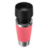 Taza Térmica  Emsa Travel Mug Clásica Coral/Acero Inoxidable, 0,36 Litros N2020900