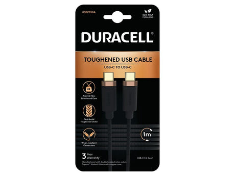 EAN 5056304310432 - Duracell USB7030A cable USB Negro imagen 1