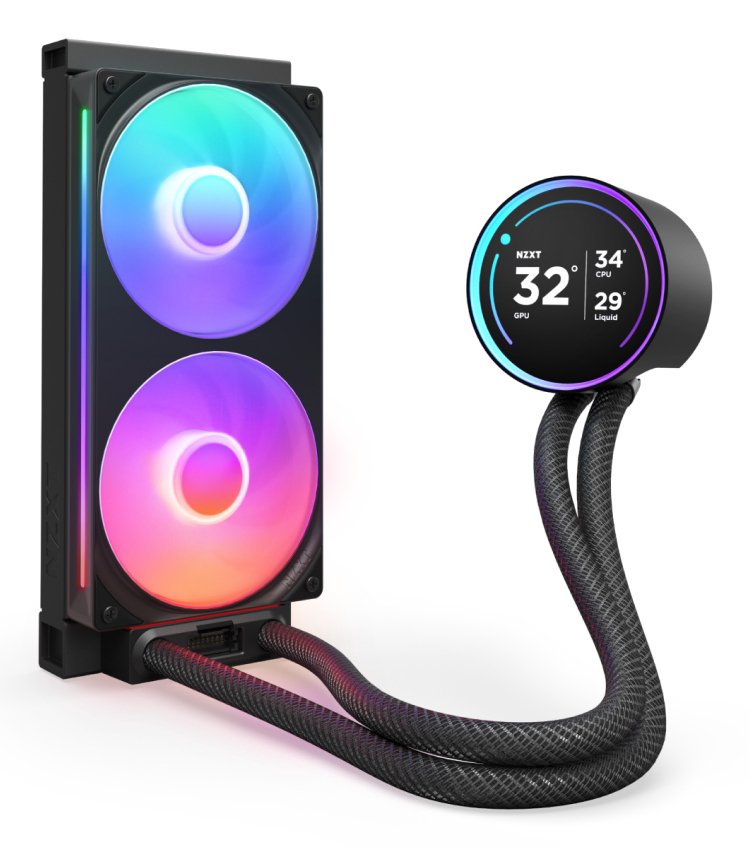 Nzxt Kraken Elite 240 Rgb 240 Mm, Refrigeración Por Agua Negro Rl-Kr24e-B2