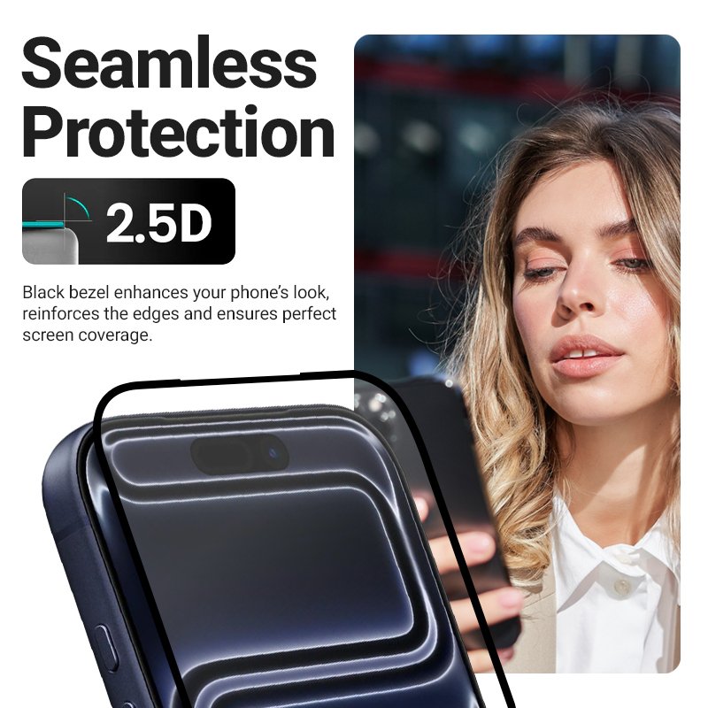 Szklo Hartowane Easyshield 2-Pack - Iphone 16e / Iphone 14 / Iphone 13 / Iphone 13 Pro (2 Sztuki)